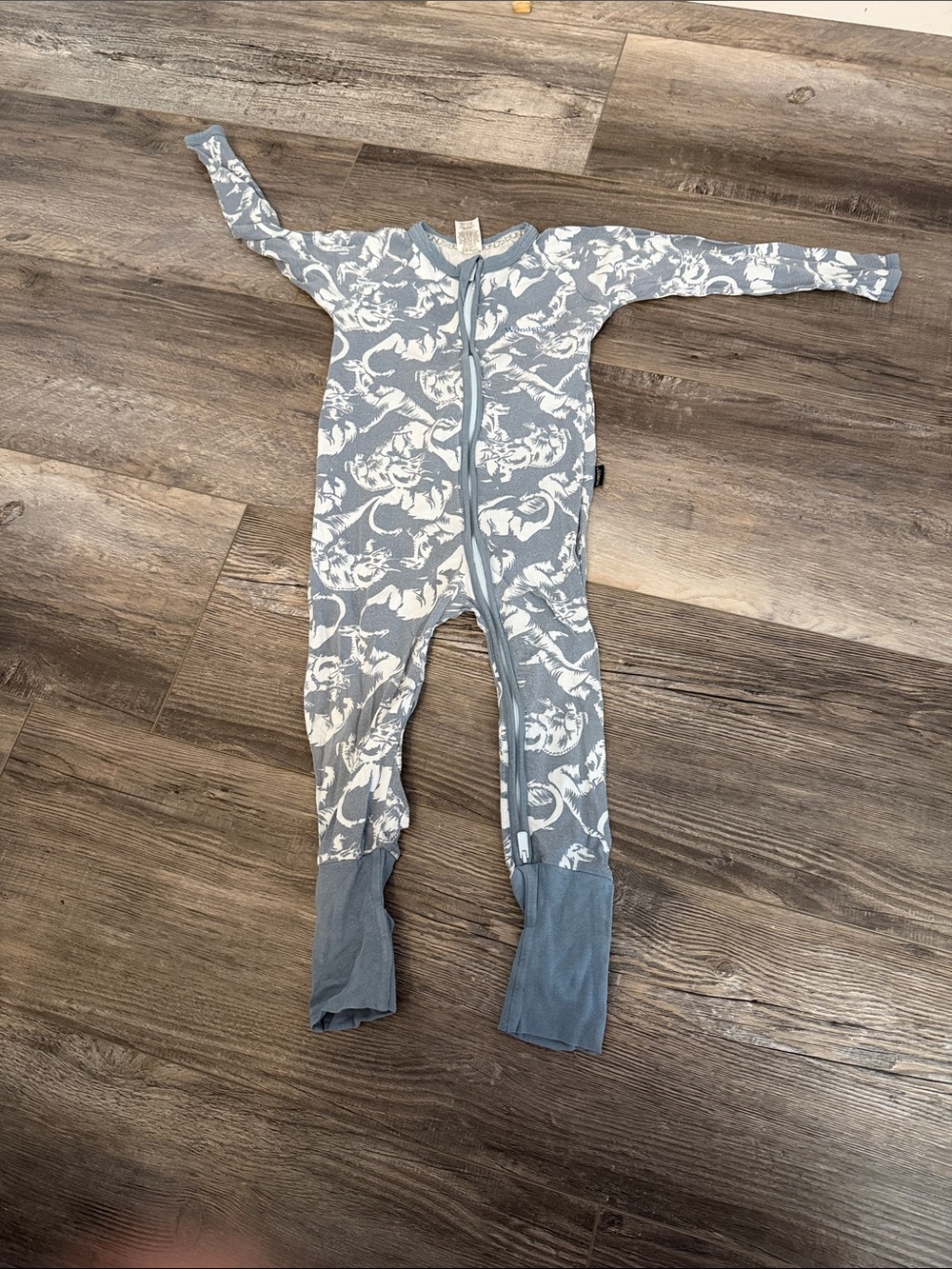Bonds‎ Grey Floral Print Kids One-Piece-As is